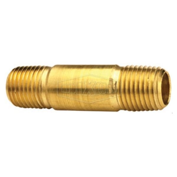 Dixon Long Pipe Nipple, 1-1/2 in Nominal, 3 in L, Brass, MNPT End Style TN150X3B - main